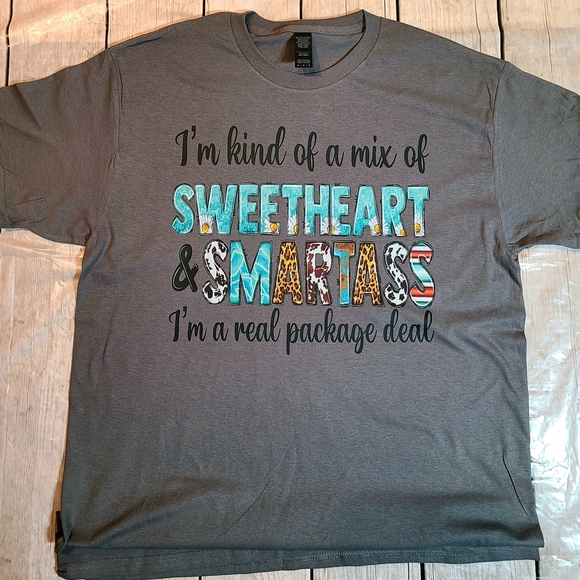 Sweetheart &Smartass Package deal Graphic Tshirt - Picture 3 of 10